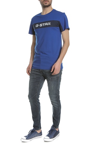 G-STAR-Ανδρική μπλούζα G-STAR μπλε