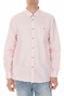 TED BAKER-Ανδρικό μακρυμάνικο πουκάμισο TED BAKER RABBBT ροζ