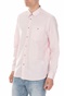 TED BAKER-Ανδρικό μακρυμάνικο πουκάμισο TED BAKER RABBBT ροζ