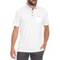TED BAKER-Ανδρική polo μπλούζα TED BAKER SAHARAH λευκή