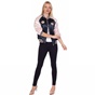 FUNKY BUDDHA-Γυναικείο bomber jacket FUNKY BUDDHA μπλε - ροζ