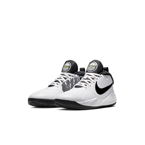 NIKE-Παιδικά παπούτσια basketball NIKE Team Hustle λευκά