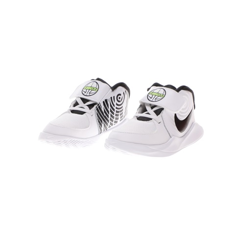 NIKE-Παιδικά παπούτσια running ΝΙΚΕ TEAM HUSTLE D 9 (TD) ασπρόμαυρα