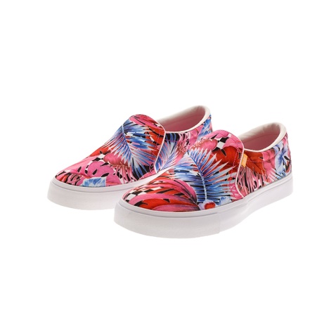 NIKE-Γυναικεία slip on sneakers NIKE COURT ROYALE AC SLPPT ροζ μπλε