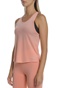 NIKE-Γυναικείο αμάνικο μπλουζάκι Nike Breathe Miler Running Tank ροζ