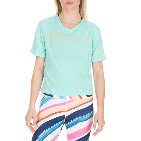 NIKE-Γυναικείο t-shirt NIKE MILER SURF μπλε