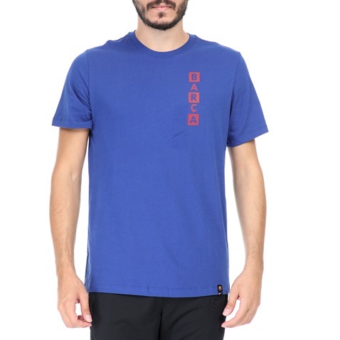 NIKE-Ανδρική κοντομάνικη μπλούζα NIKE FCB KIT STORY TELL μπλε