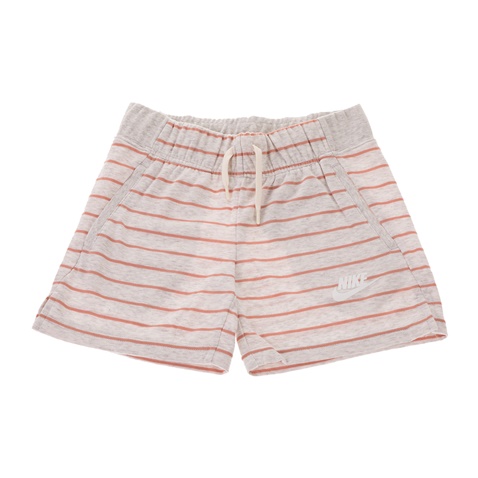 NIKE-Παιδικό σορτς NIKE Sportswear Girls' Shorts γκρι ριγέ