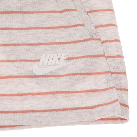 NIKE-Παιδικό σορτς NIKE Sportswear Girls' Shorts γκρι ριγέ