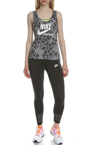NIKE-Γυναικείο φανελάκι Nike Sportswear Gym Vintage Wo γκρι μαύρο
