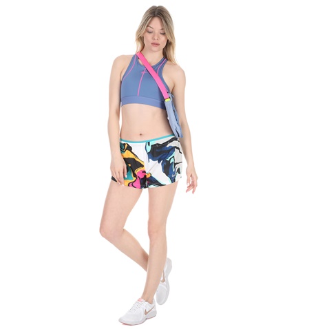 NIKE-Γυναικείο αθλητικό μπουστάκι Nike Swoosh Surf to Sport μπλε ροζ