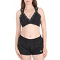 NIKE-Γυναικείο αθλητικό μπουστάκι NIKE INDY LOGO BRA μαύρο