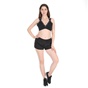 NIKE-Γυναικείο αθλητικό μπουστάκι NIKE INDY LOGO BRA μαύρο