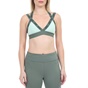 NIKE-Γυναικείο αθλητικό μπουστάκι NIKE INDY LOGO BRA πράσινο