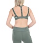 NIKE-Γυναικείο αθλητικό μπουστάκι NIKE INDY LOGO BRA πράσινο