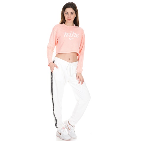 NIKE-Γυναικεία μπλούζα Nike Sportswear Women's Crew ροζ