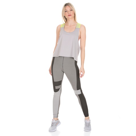 NIKE-Γυναικείο τοπ Nike Pro μπλε κίτρινο