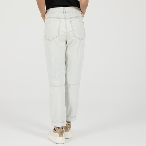 G-STAR RAW-Γυναικείο jean παντελόνι G-STAR RAW BIWES BADGE HIGH STRAIGHT ANKL μπλε