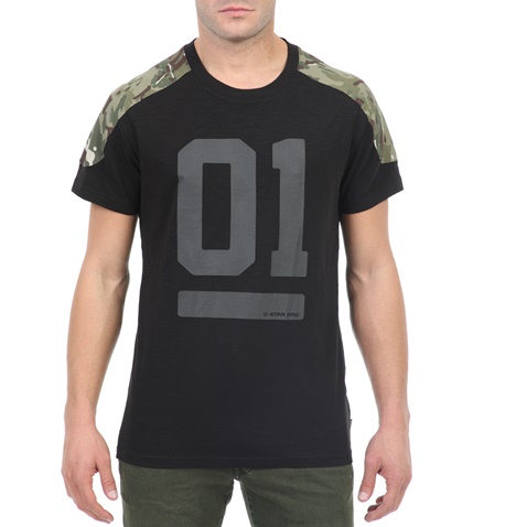 G-STAR RAW-Ανδρική μπλούζα G-STAR RAW GRAPHIC 17 LOOSE R T μαύρη