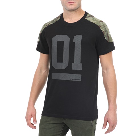 G-STAR RAW-Ανδρική μπλούζα G-STAR RAW GRAPHIC 17 LOOSE R T μαύρη