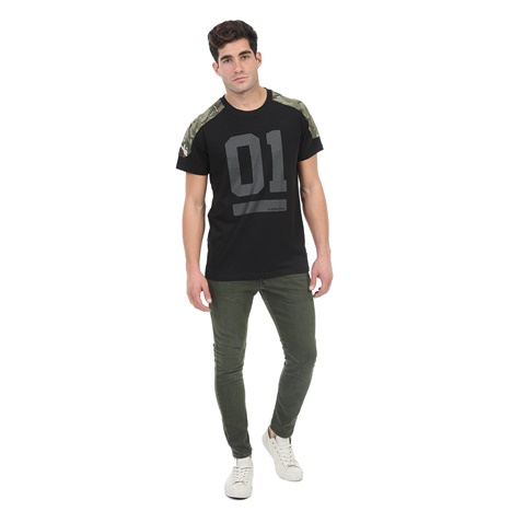 G-STAR RAW-Ανδρική μπλούζα G-STAR RAW GRAPHIC 17 LOOSE R T μαύρη