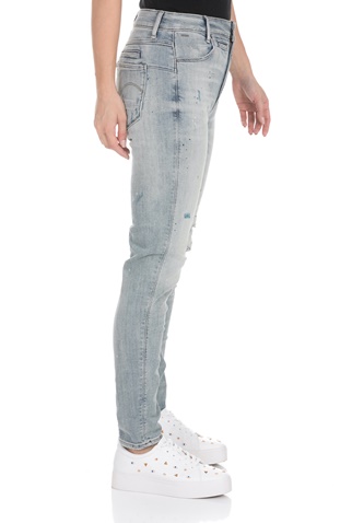 G-STAR-Γυναικείο τζιν παντελόνι G-STAR RAW D-STAQ MID μπλε