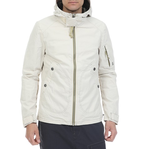 G-STAR RAW-Ανδρικό jacket G-STAR RAW BOLT OVERSHIRT λευκό
