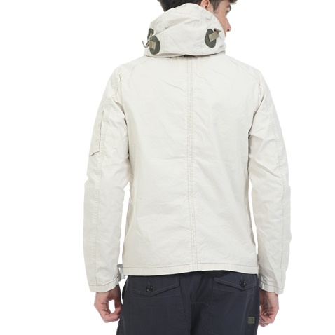 G-STAR RAW-Ανδρικό jacket G-STAR RAW BOLT OVERSHIRT λευκό
