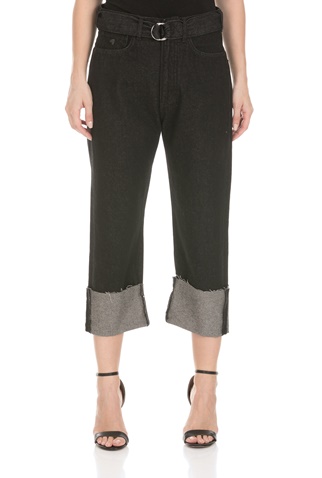 SCOTCH & SODA-Γυναικείο jean boyfriend SCOTCH & SODA FREEDIVER μαύρο
