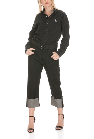 SCOTCH & SODA-Γυναικείο jean boyfriend SCOTCH & SODA FREEDIVER μαύρο
