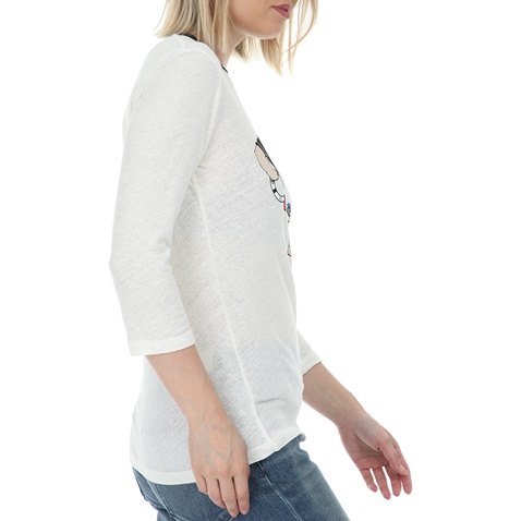 SCOTCH & SODA-Γυναικεία μπλούζα SCOTCH & SODA Brutus Ams Blauw εκρού