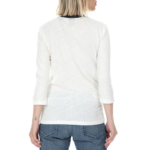 SCOTCH & SODA-Γυναικεία μπλούζα SCOTCH & SODA Brutus Ams Blauw εκρού