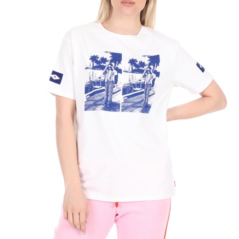 SCOTCH & SODA-Γυναικεία μπλούζα SCOTCH & SODA λευκή μπλε