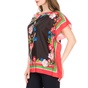 TED BAKER-Γυναικεία μπλούζα καφτάνι TED BAKER NADYA BERRY SUNDAE μαύρη