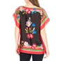 TED BAKER-Γυναικεία μπλούζα καφτάνι TED BAKER NADYA BERRY SUNDAE μαύρη