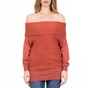 SILVIAN HEACH-Γυναικείο off the shoulder WYNDHAM SILVIAN HEACH καφέ