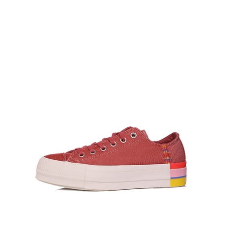 CONVERSE-Γυναικεία sneakers CONVERSE CHUCK TAYLOR ALL STAR LIFT κόκκινα