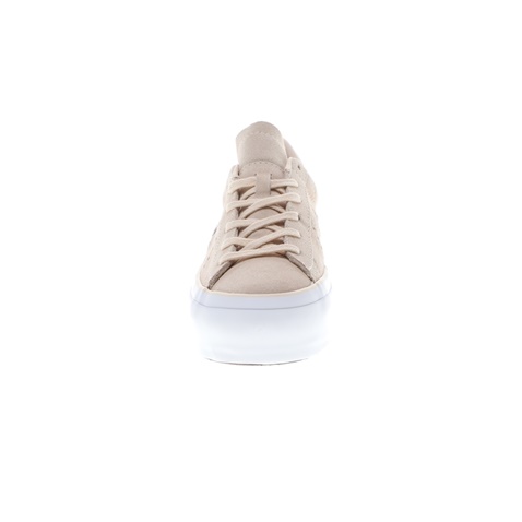 CONVERSE-Γυναικεία sneakers ONE STAR PLATFORM μπεζ καφέ