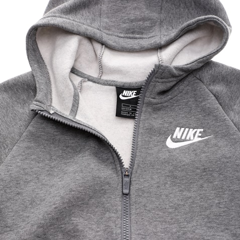 NIKE-Παιδική  ζακέτα φούτερ Nike NSW PE FULL ZIP γκρί