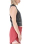 NIKE-Γυναικείο αθλητικό cropped top NIKE NSW TANK CROP FT REBEL μαύρο