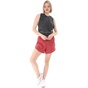 NIKE-Γυναικείο αθλητικό cropped top NIKE NSW TANK CROP FT REBEL μαύρο