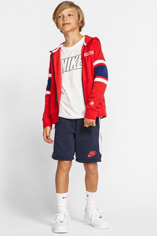 NIKE-Παιδική αθλητική ζακέτα NIKE AIR κόκκινη