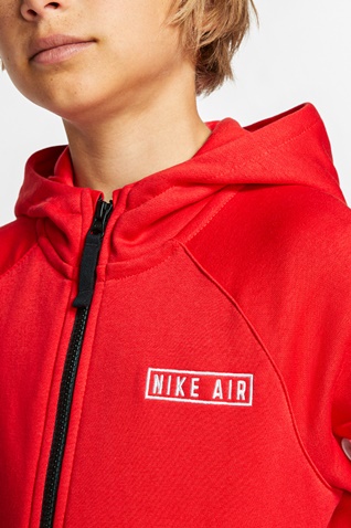 NIKE-Παιδική αθλητική ζακέτα NIKE AIR κόκκινη