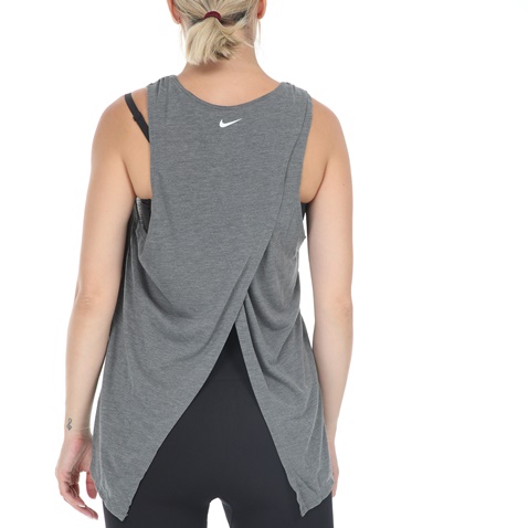 NIKE-Γυναικεία μπλούζα NIKE YOGA COLLECTION TNK GRX γκρι