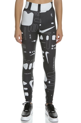 NIKE-Γυναικείο αθλητικό κολάν Nike NSW AOP FTR μαύρο 