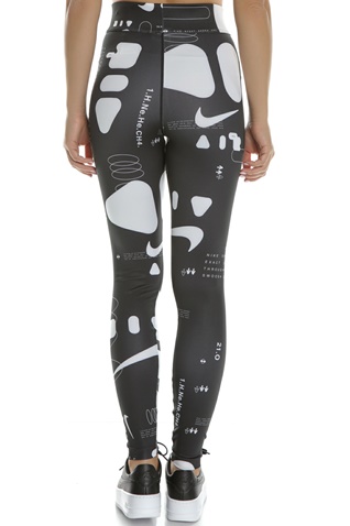 NIKE-Γυναικείο αθλητικό κολάν Nike NSW AOP FTR μαύρο 