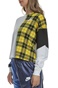 NIKE-Γυναικεία μπλούζα NIKE PLAID λευκή