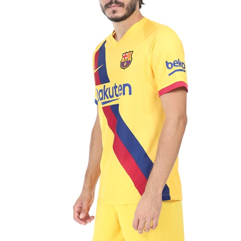 NIKE-Ανδρική κοντομάνικη μπλούζα NIKE FCB BRT STAD JSY κίτρινη