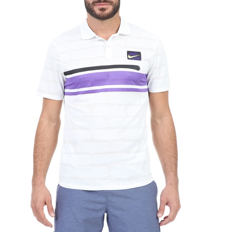 NIKE-Ανδρική polo μπλούζα NIKE NKCT ADV POLO NY NT λευκή