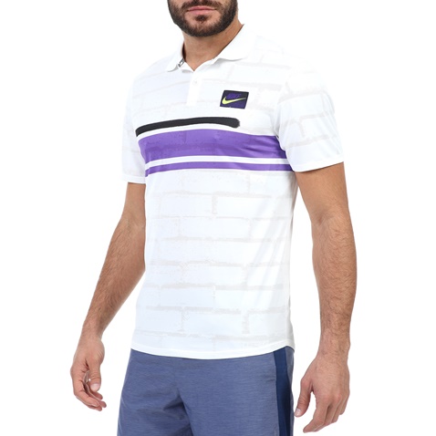 NIKE-Ανδρική polo μπλούζα NIKE NKCT ADV POLO NY NT λευκή
